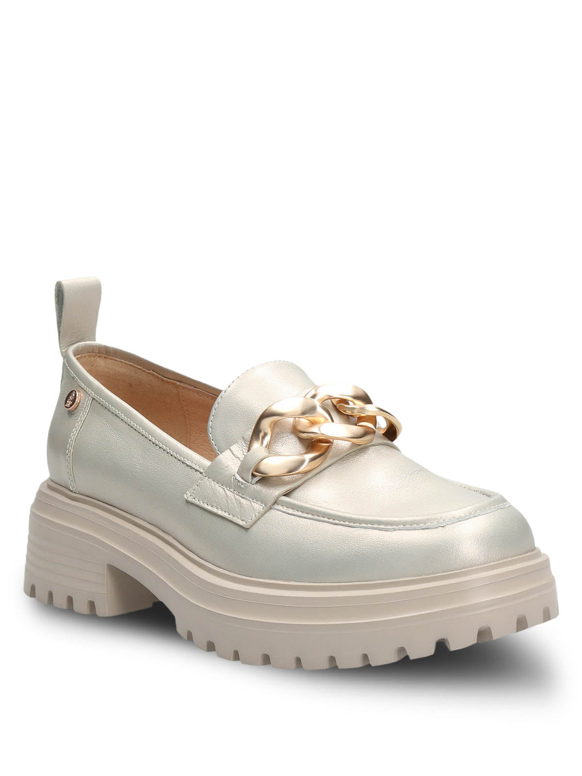 Mocasin Mujer Leboni Dorado