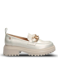 Mocasin Mujer Leboni Dorado