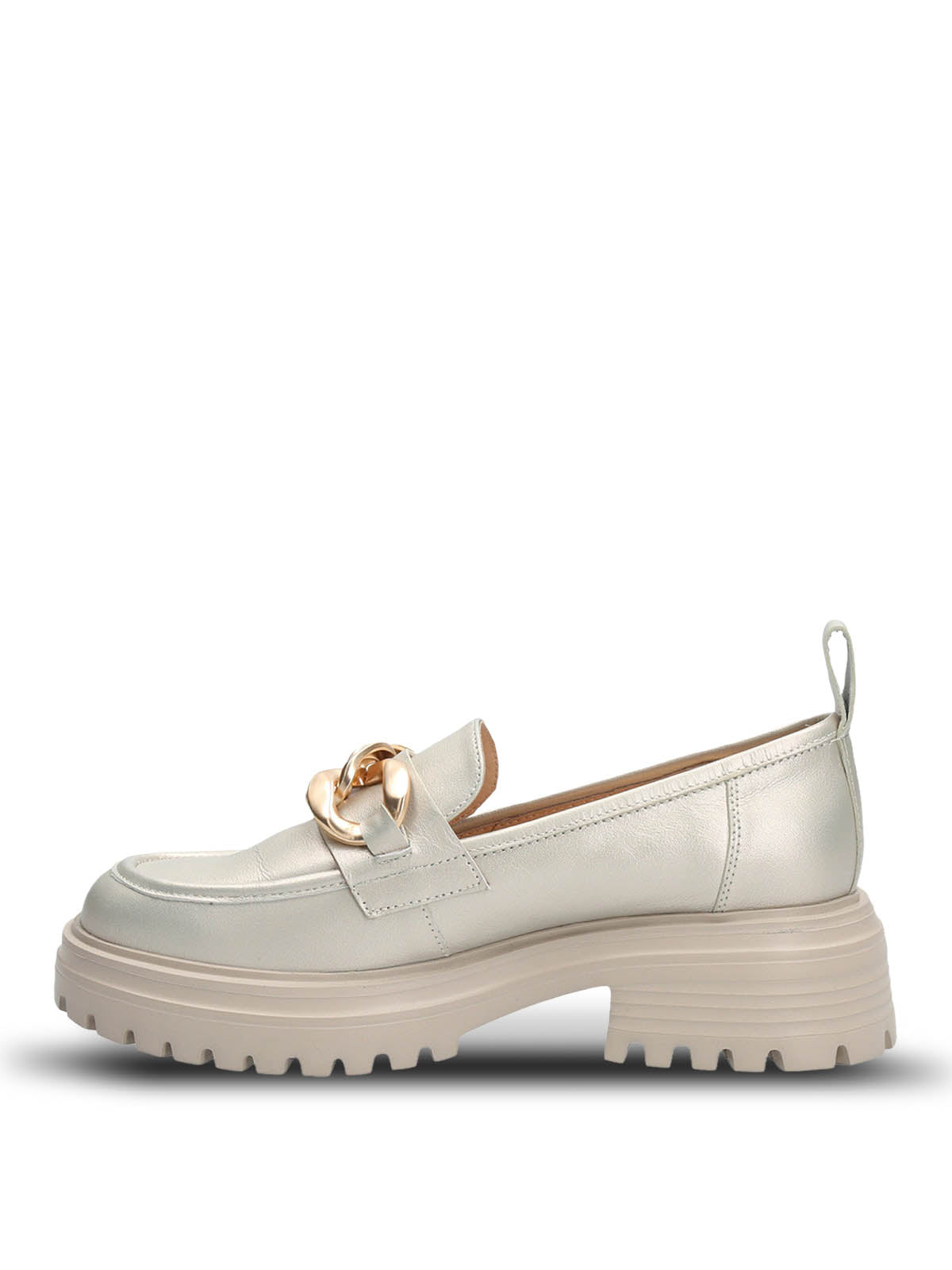 Mocasin Mujer Leboni Dorado