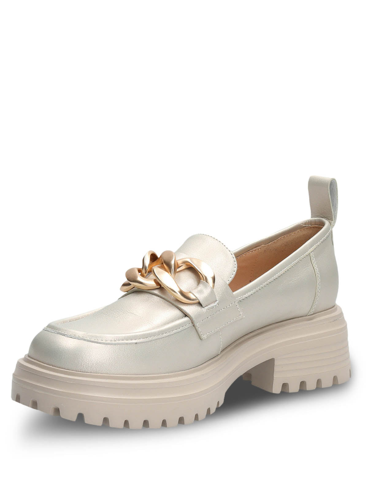 Mocasin Mujer Leboni Dorado