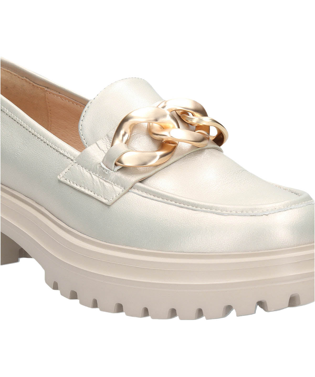 Mocasin Mujer Leboni Dorado