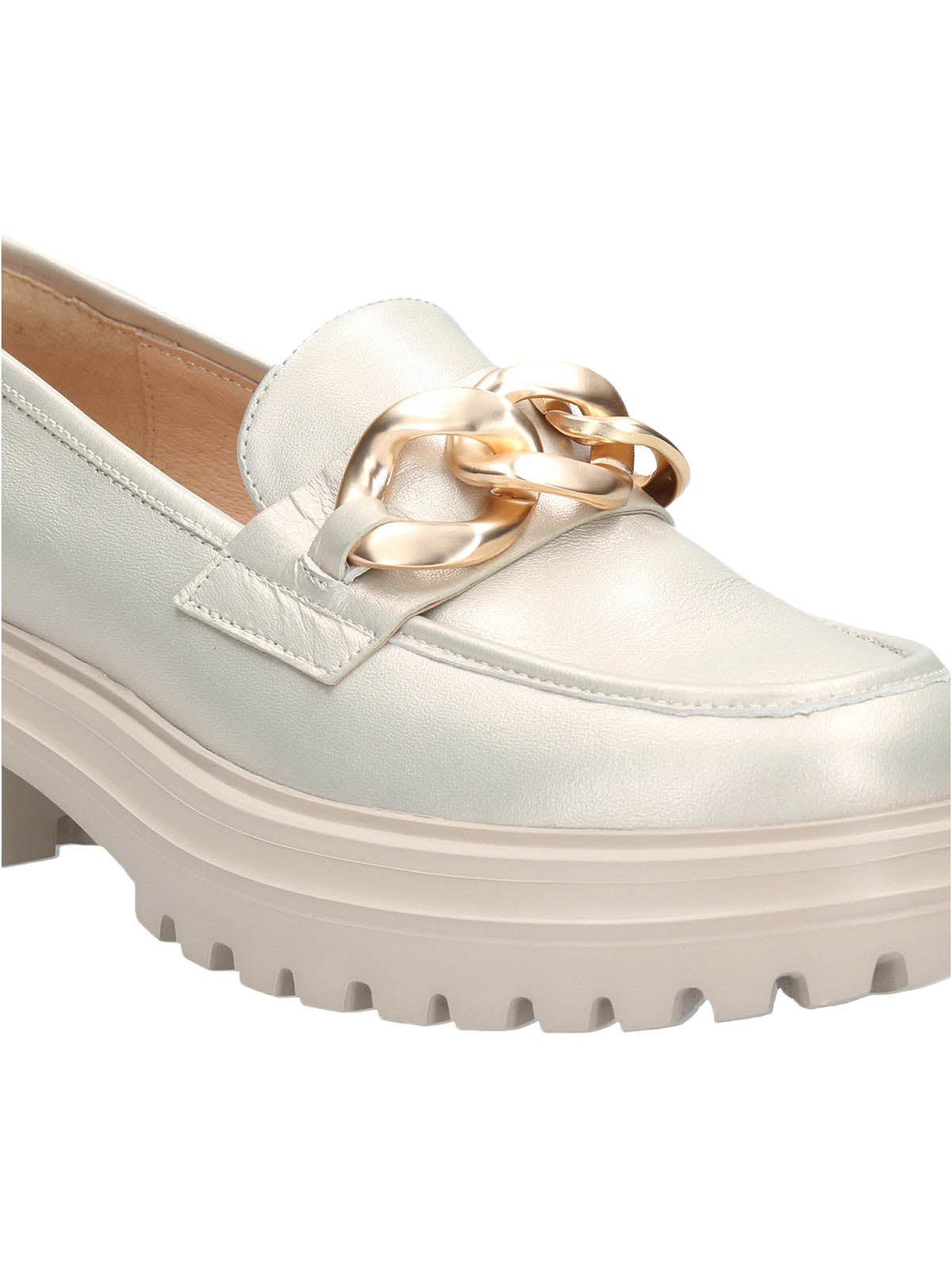 Mocasin Mujer Leboni Dorado