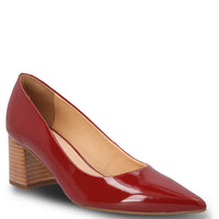 Zapato Cuero Mujer Nora Rojo
