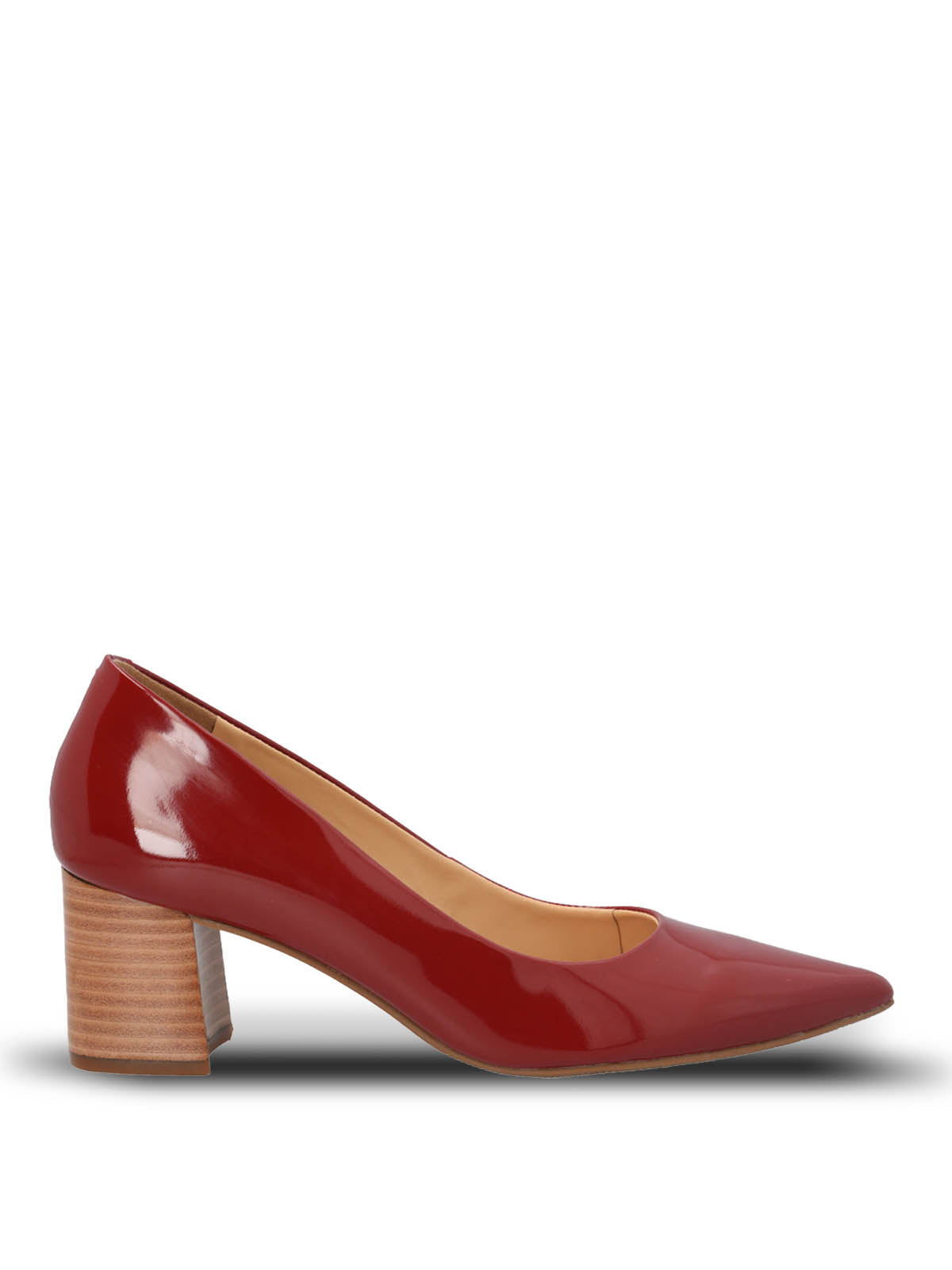 Zapato Cuero Mujer Nora Rojo