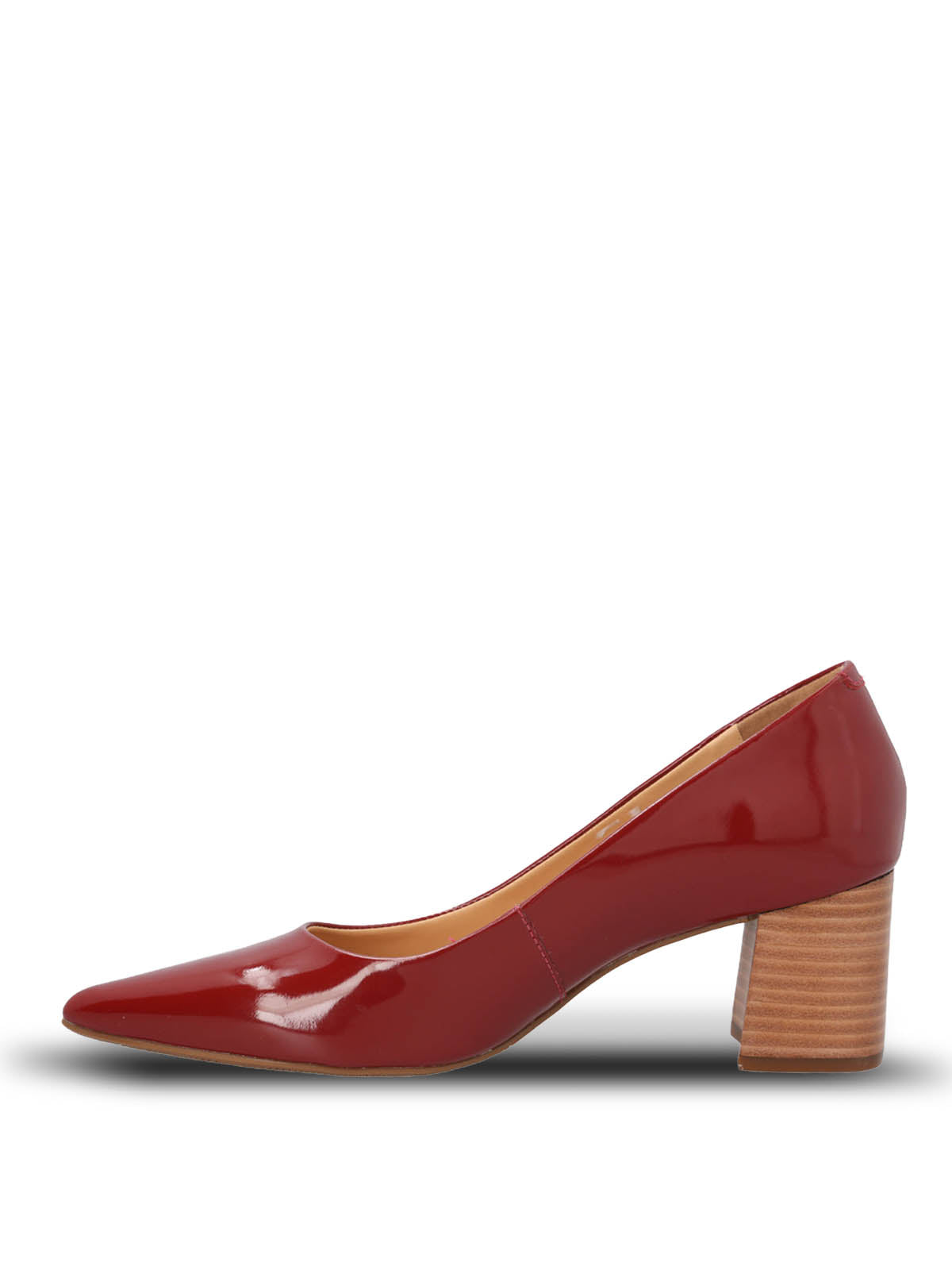 Zapato Cuero Mujer Nora Rojo