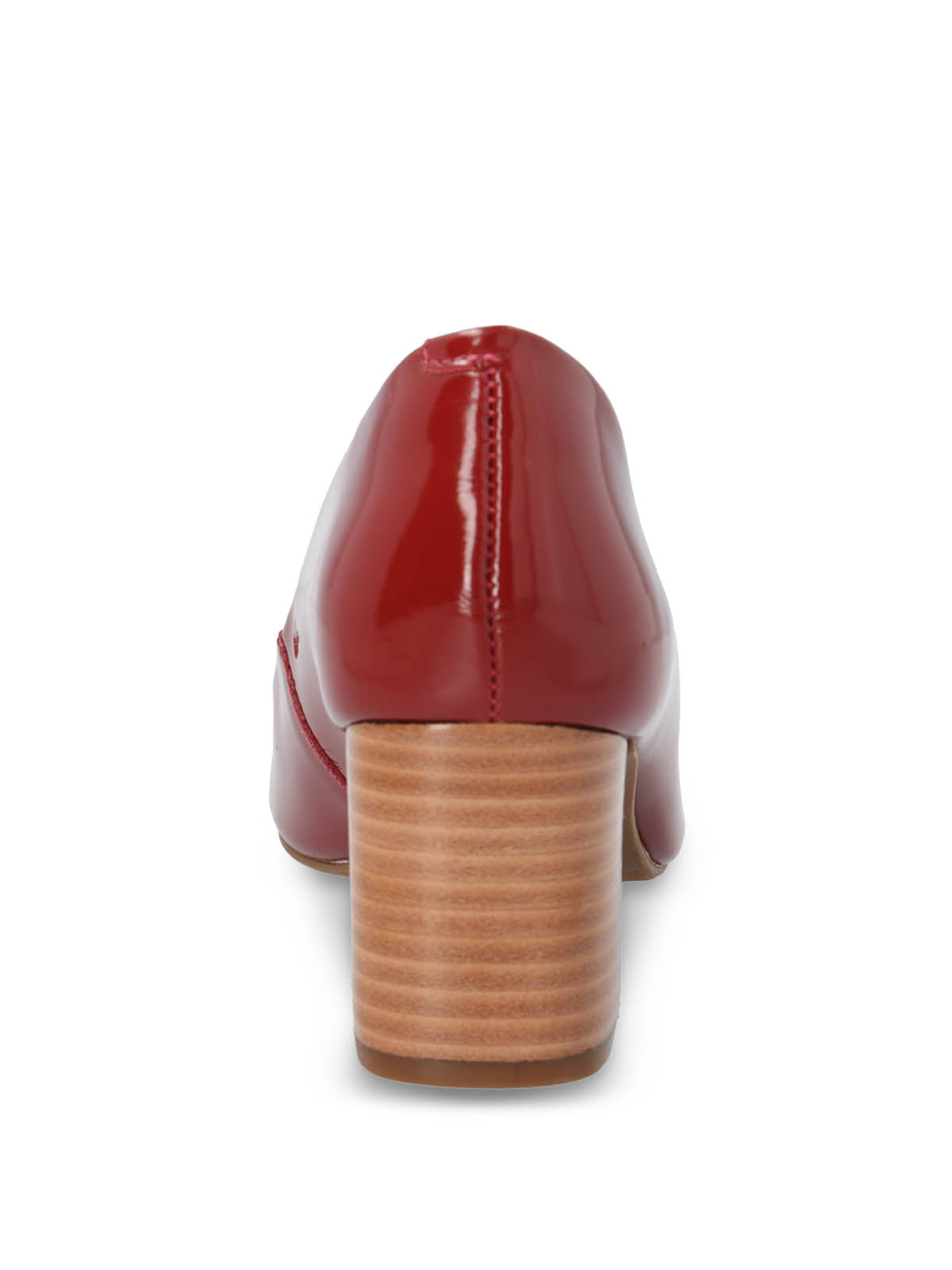 Zapato Cuero Mujer Nora Rojo