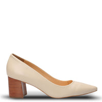 Zapato Mujer Cuero Nora Beige