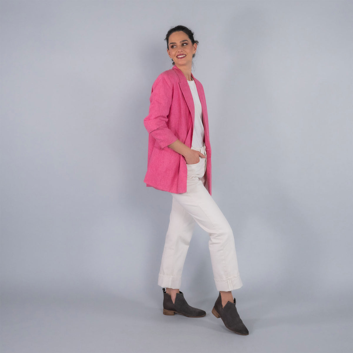 Botin Mujer Pax Gris
