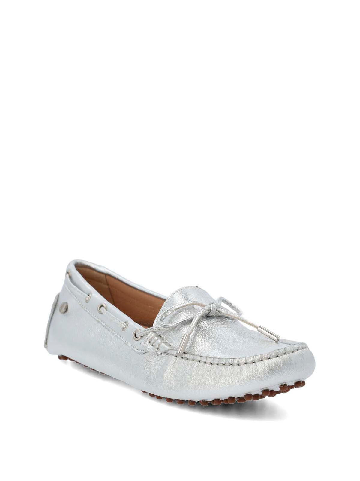 Mocasin Cuero Mujer Ribbon Metalizado Hush Puppies | Hush Puppies