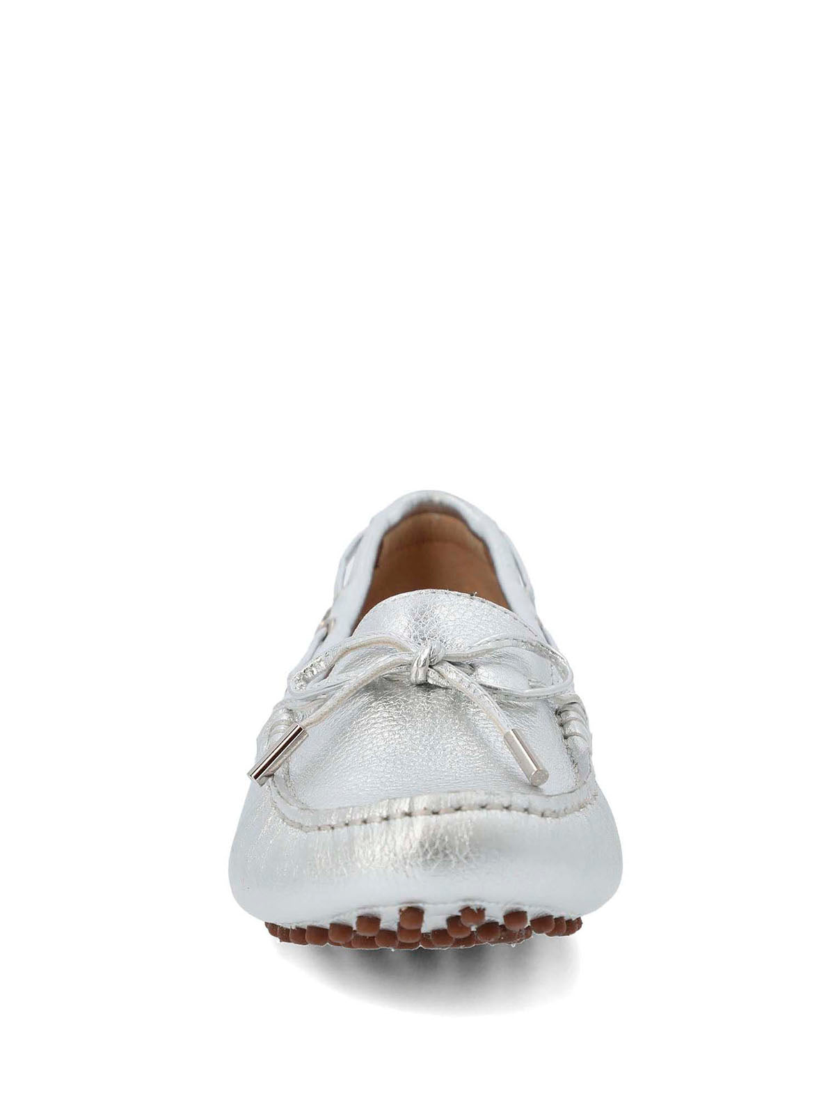 Mocasin Cuero Mujer Ribbon Metalizado Hush Puppies | Hush Puppies