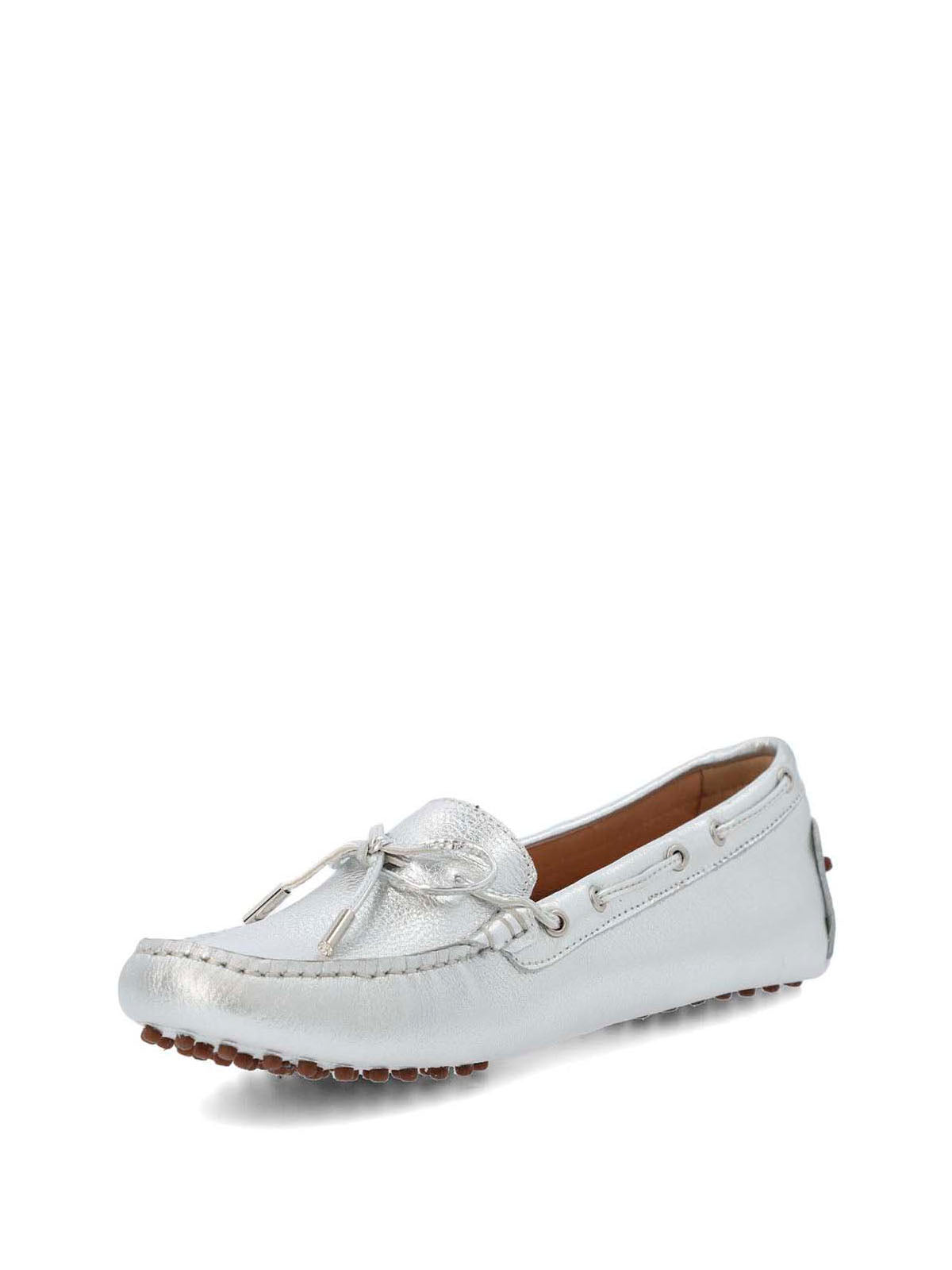 Mocasin Cuero Mujer Ribbon Metalizado Hush Puppies | Hush Puppies