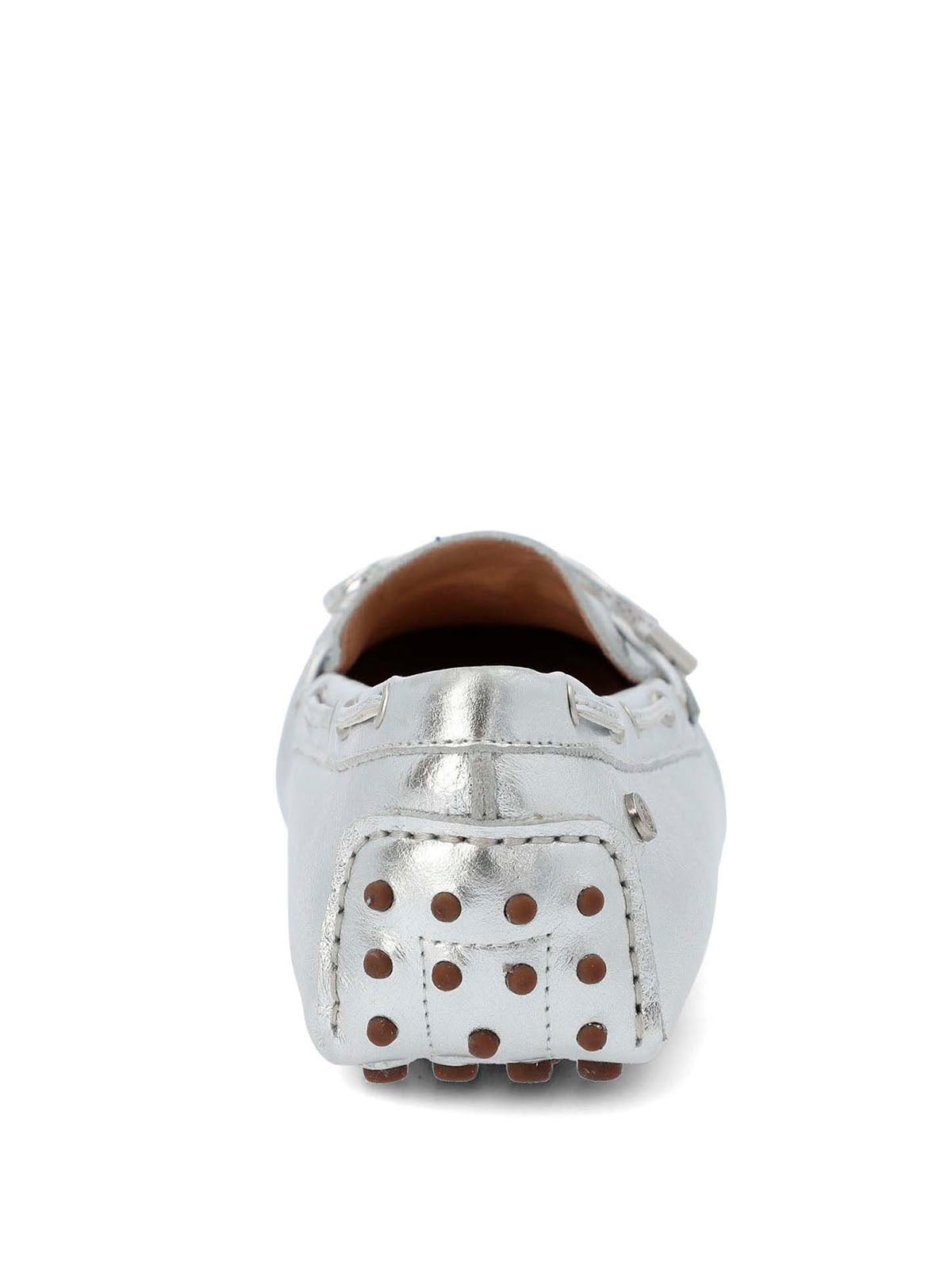 Mocasin Cuero Mujer Ribbon Metalizado Hush Puppies | Hush Puppies