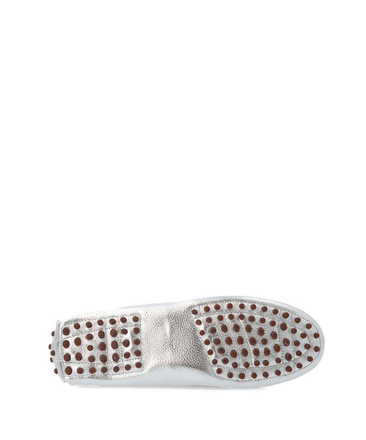 Mocasin Cuero Mujer Ribbon Metalizado Hush Puppies | Hush Puppies