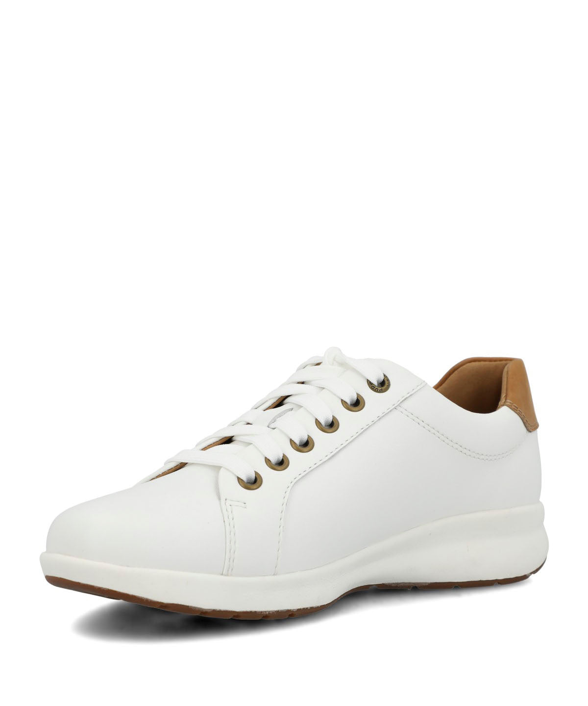 Zapatilla Cuero Mujer Spinal Laceup Blanca