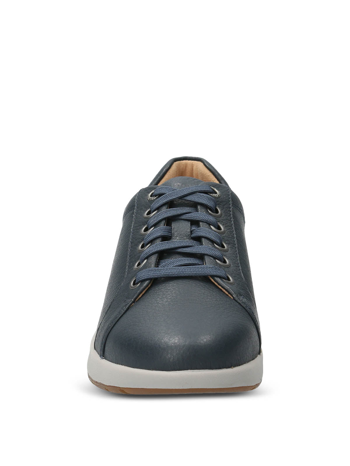 Zapatilla Cuero Mujer Spinal Laceup Azul