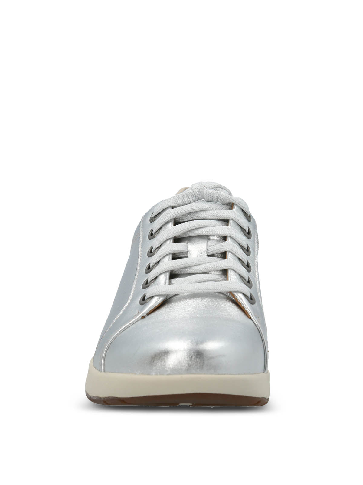 Zapatilla Cuero Mujer Spinal Laceup Metalizada Hush Puppies