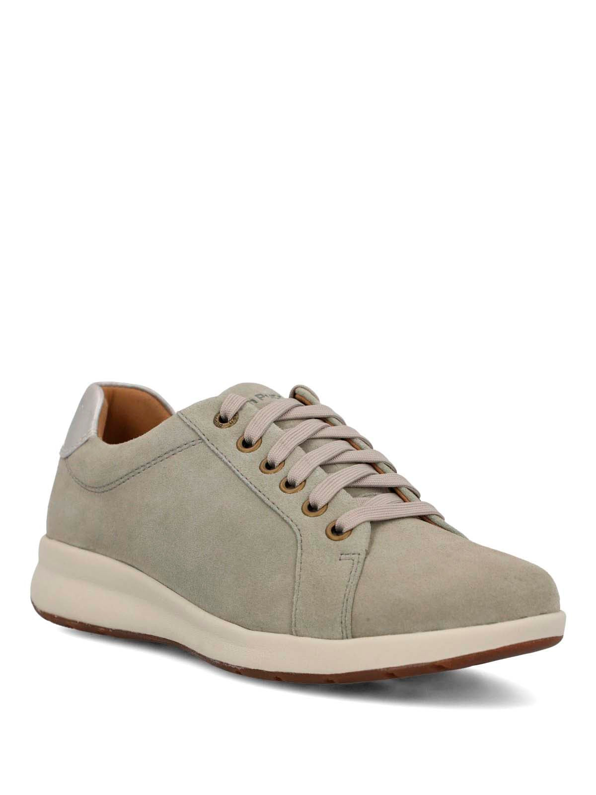 Zapatilla Cuero Mujer Spinal Laceup Gris