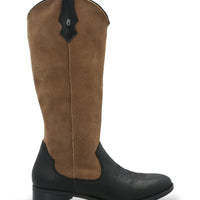 Bota Cuero Mujer Cami Negro