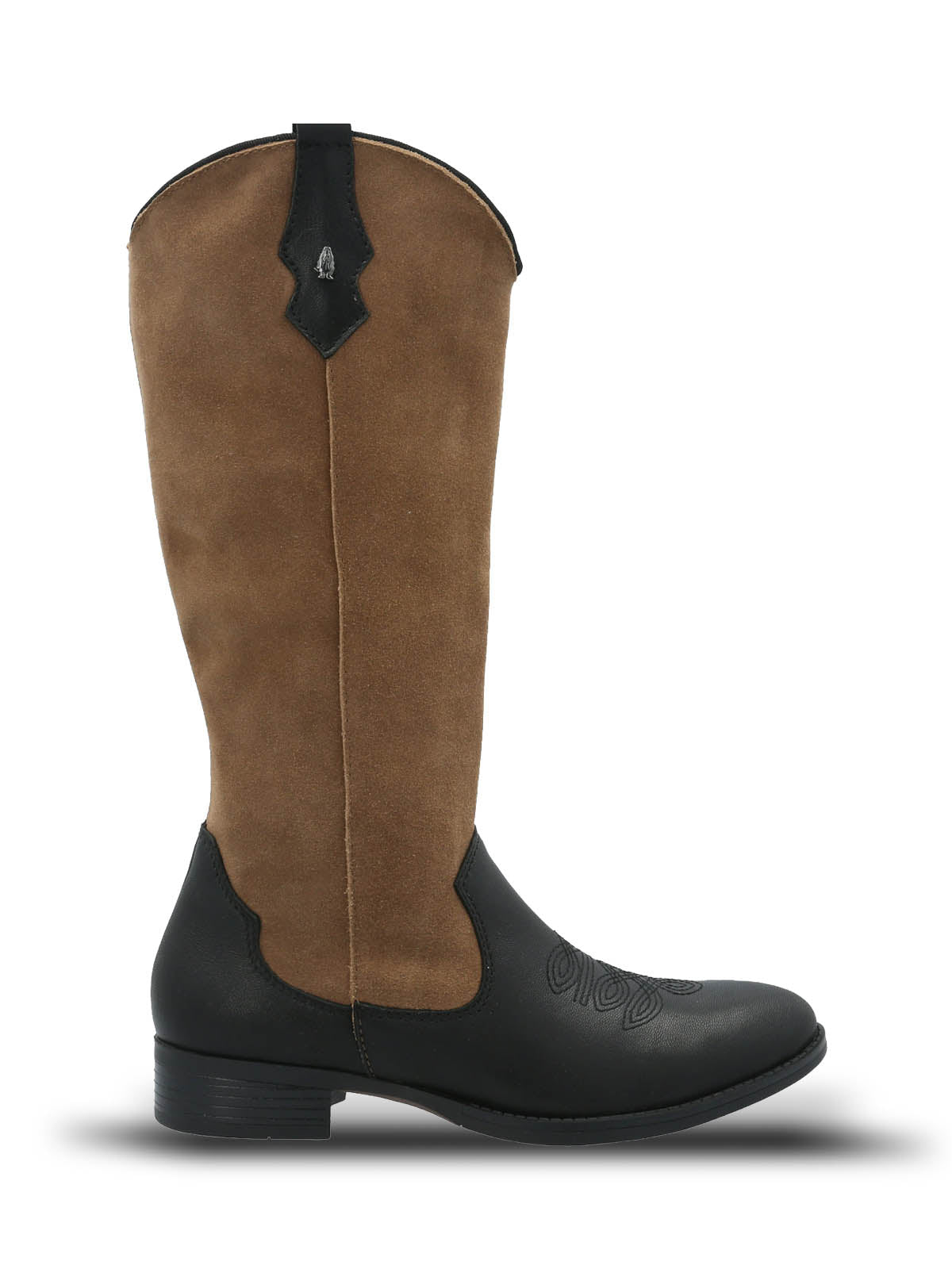 Bota Cuero Mujer Cami Negro