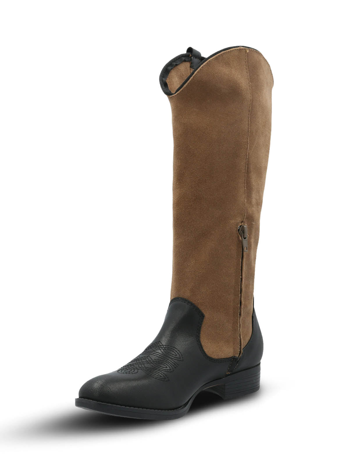 Bota Cuero Mujer Cami Negro