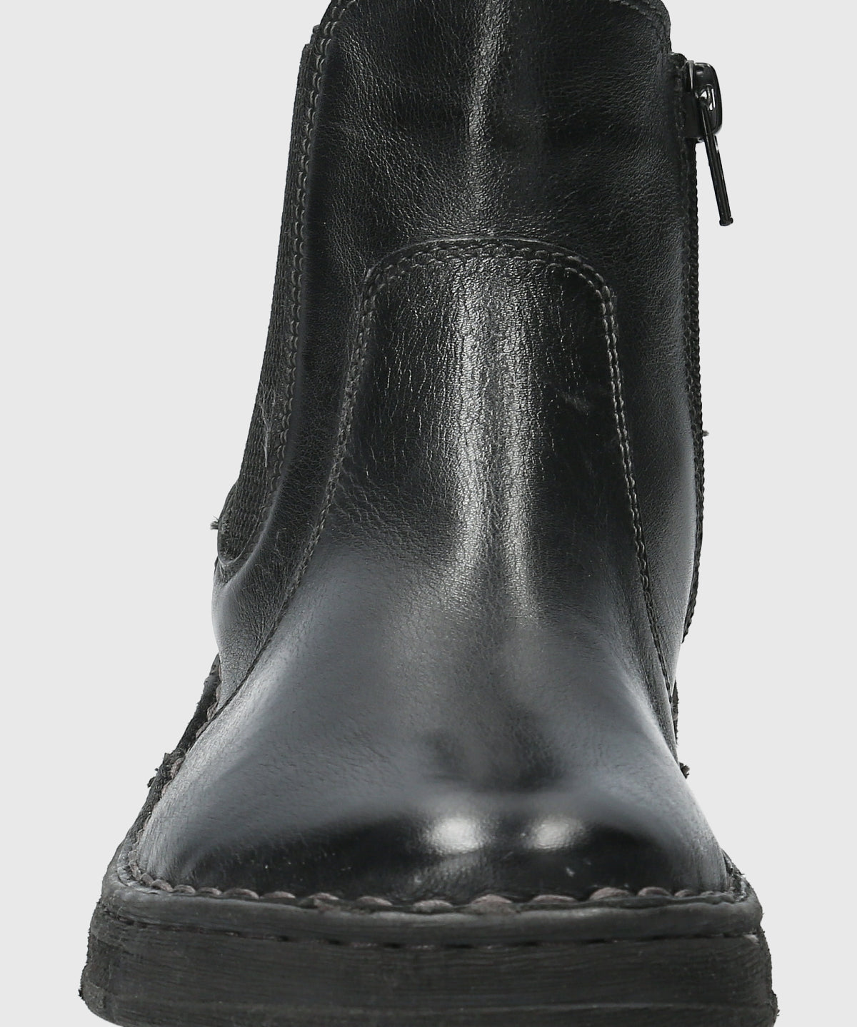 Botin Cuero Mujer Craven Negro-Hush Puppies Chile