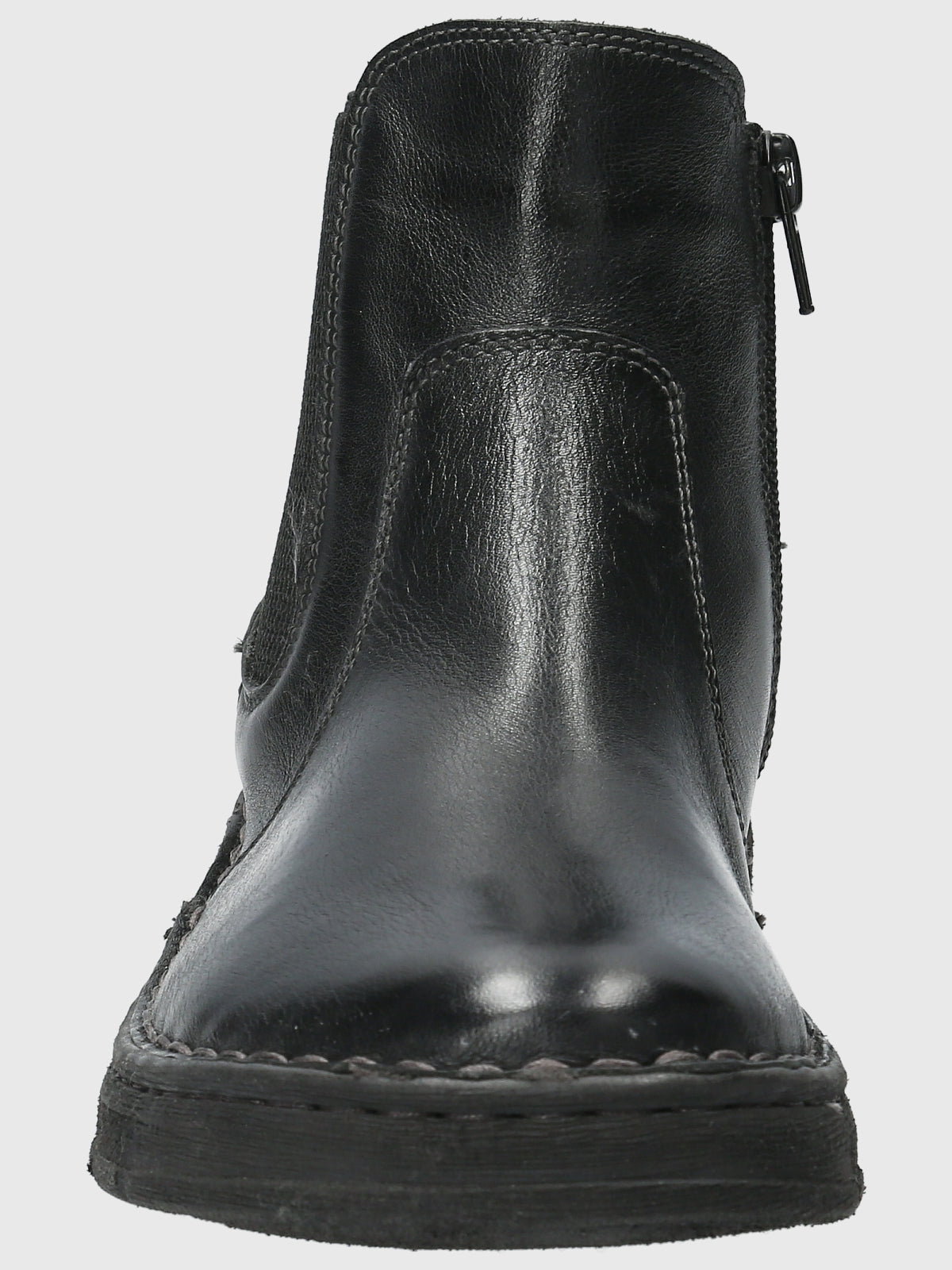 Botin Cuero Mujer Craven Negro-Hush Puppies Chile