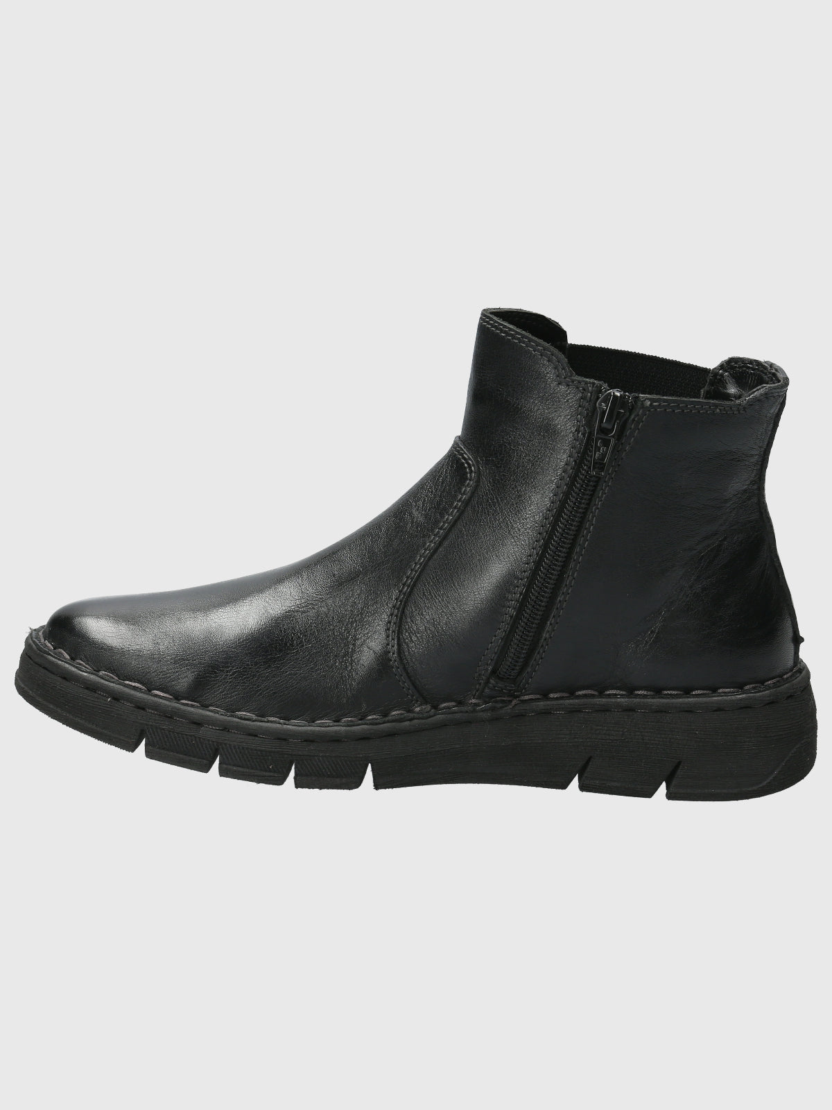 Botin Cuero Mujer Craven Negro-Hush Puppies Chile