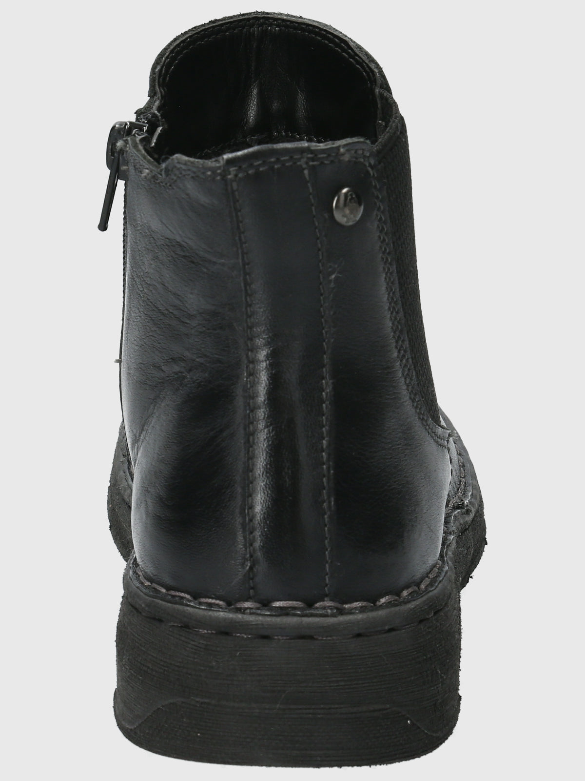 Botin Cuero Mujer Craven Negro-Hush Puppies Chile