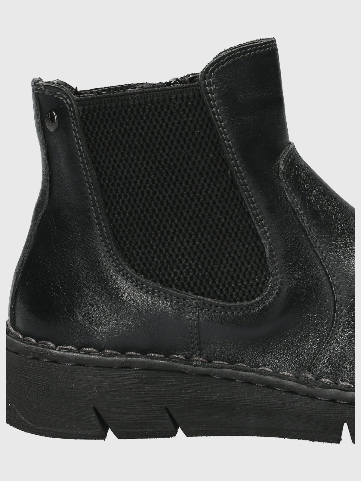Botin Cuero Mujer Craven Negro-Hush Puppies Chile