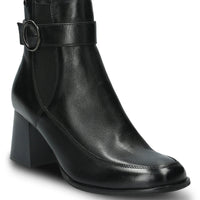 Botin Cuero Mujer Denhall Negro