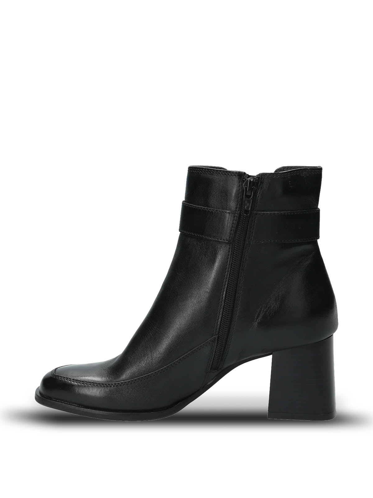 Botin Cuero Mujer Denhall Negro