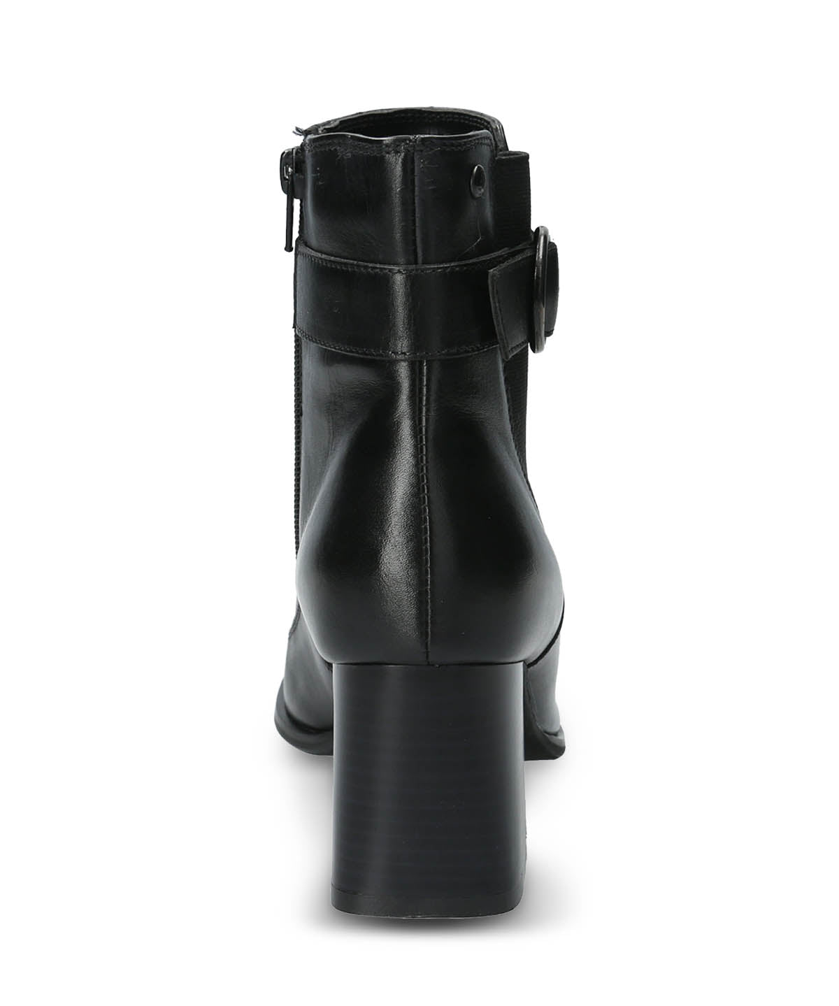 Botin Cuero Mujer Denhall Negro