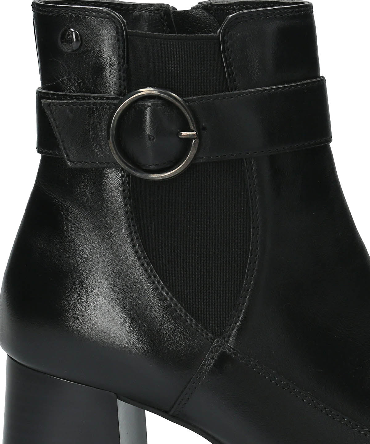Botin Cuero Mujer Denhall Negro