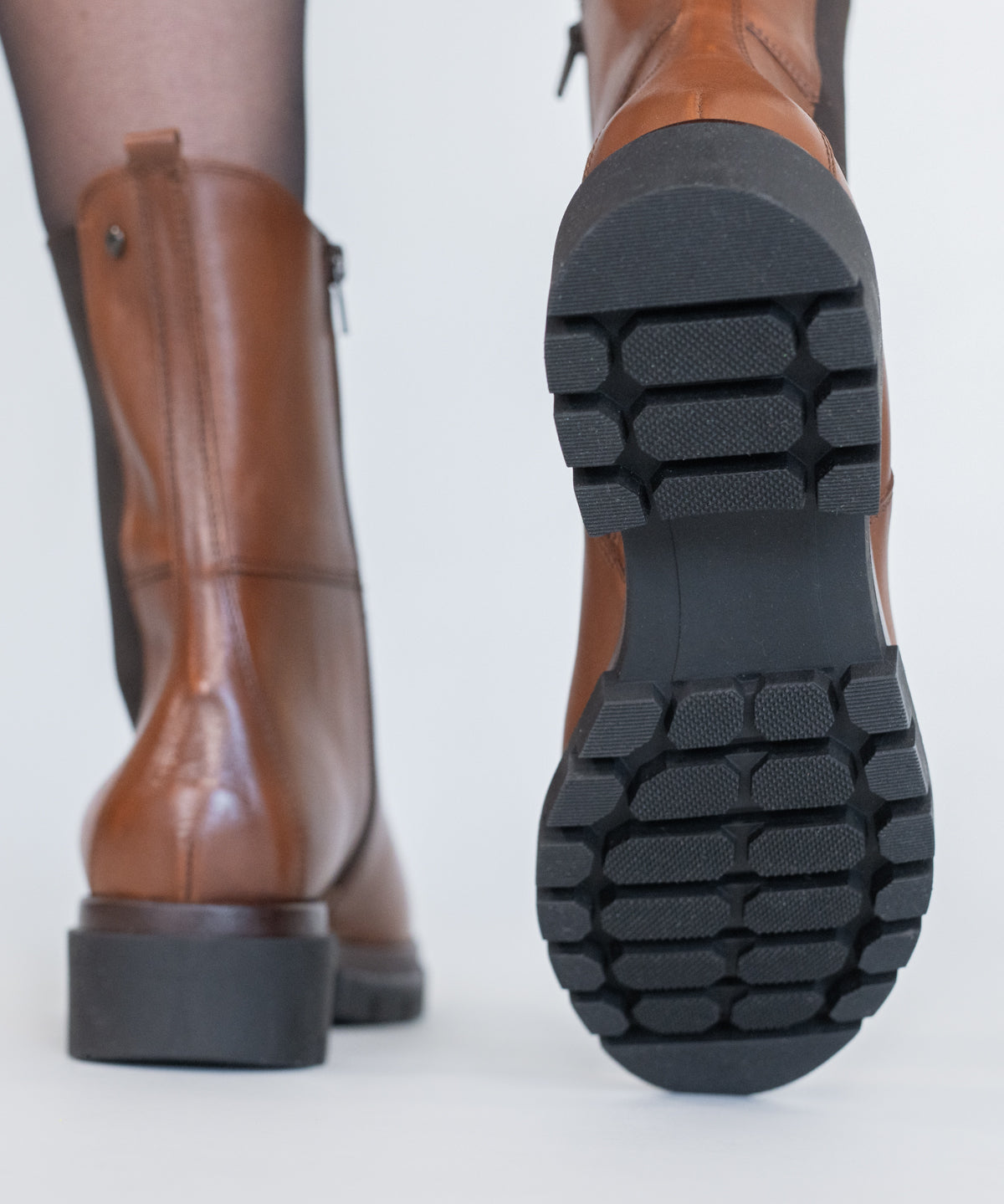 Bota Cuero Mujer Fetter Café