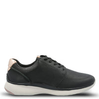 Zapatilla Cuero Mujer Goss Negro | Hush Puppies