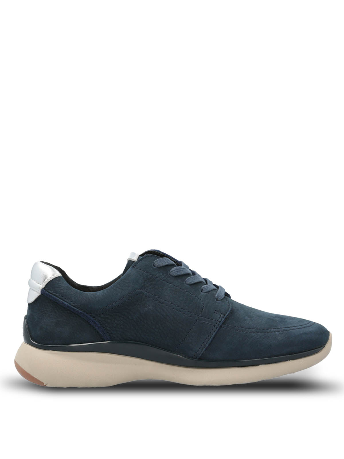 Zapatilla Cuero Mujer Goss Azul Hush Puppies