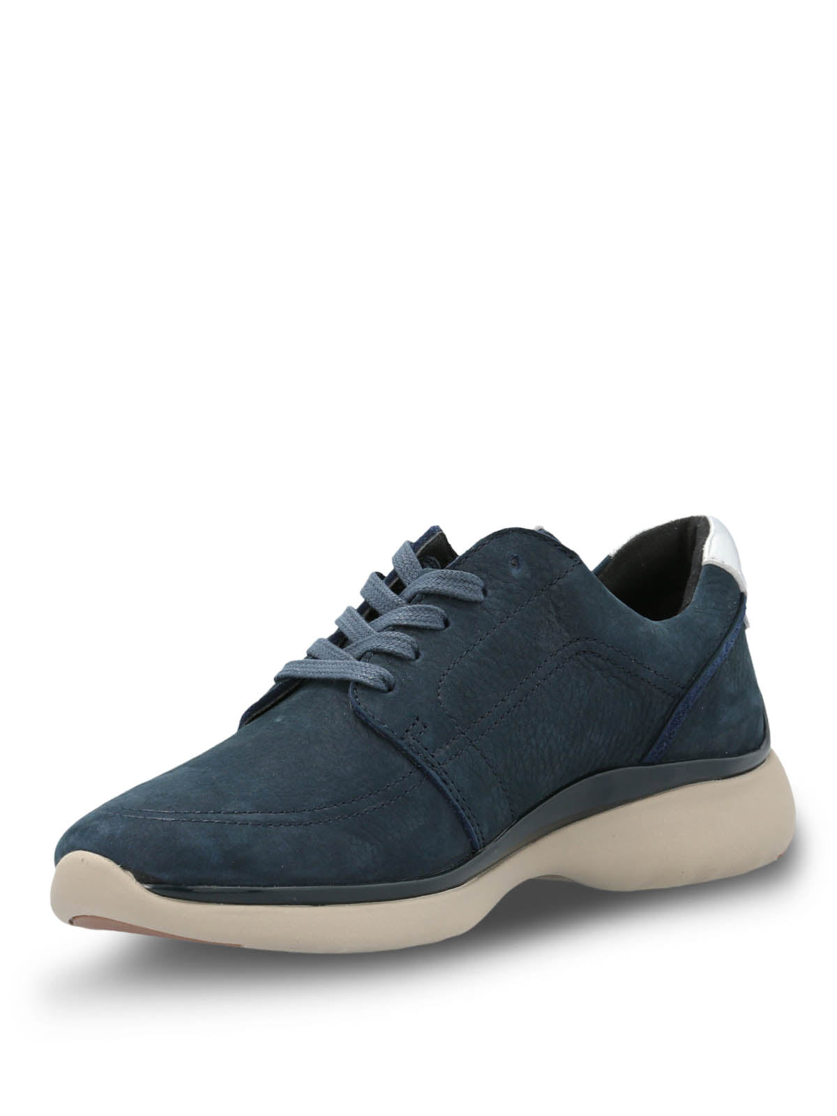 Zapatilla Cuero Mujer Goss Azul Hush Puppies