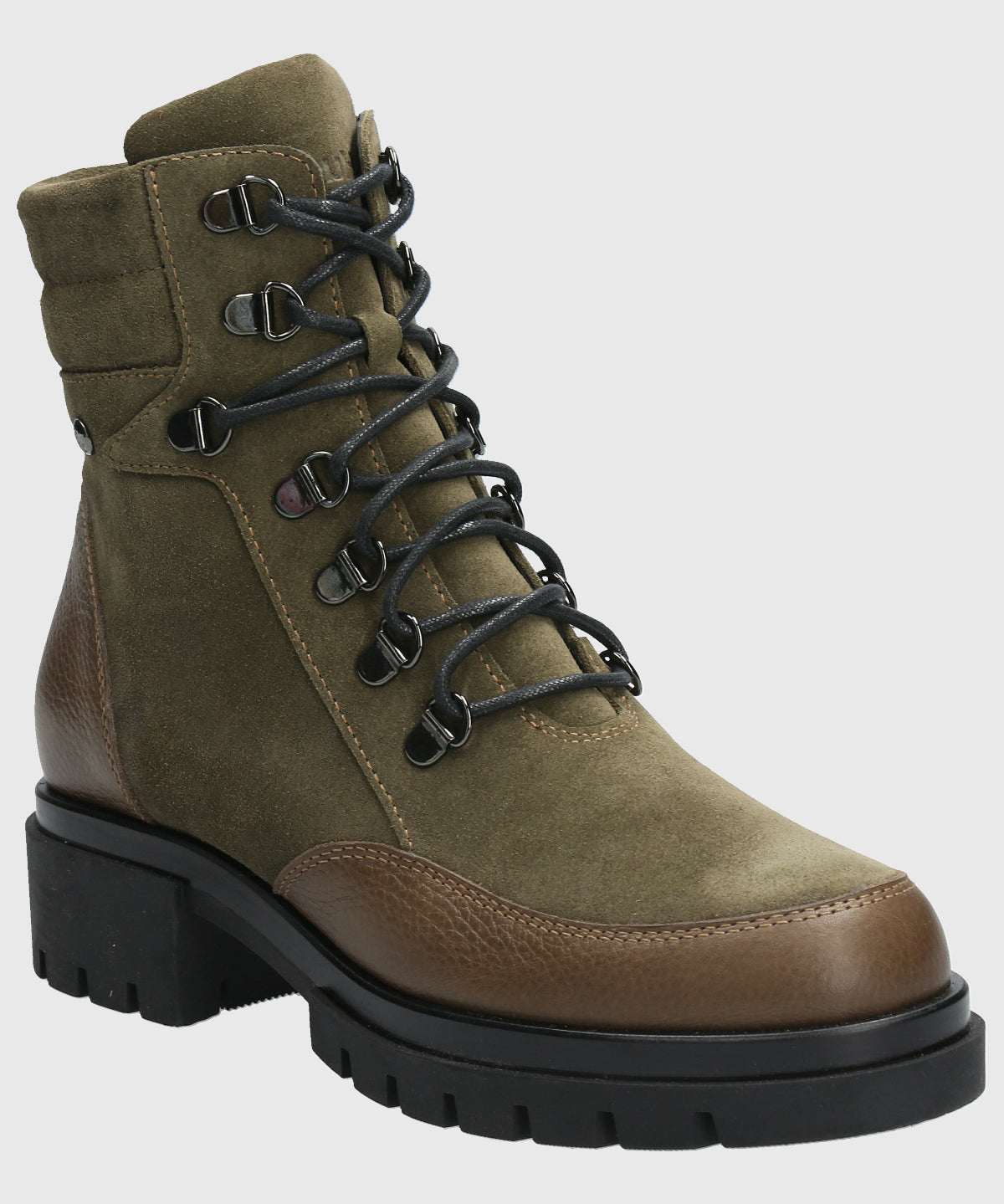 Botin Cuero Mujer Holborn Verde