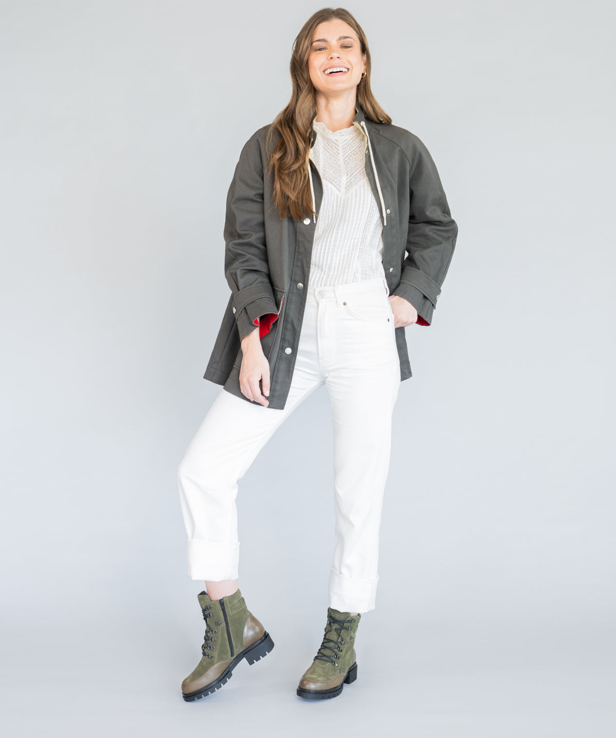 Botin Cuero Mujer Holborn Verde