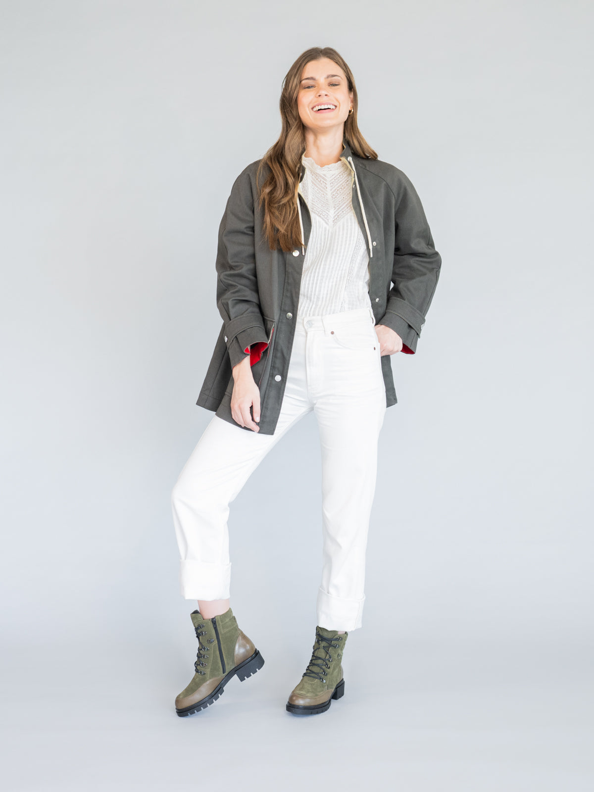 Botin Cuero Mujer Holborn Verde