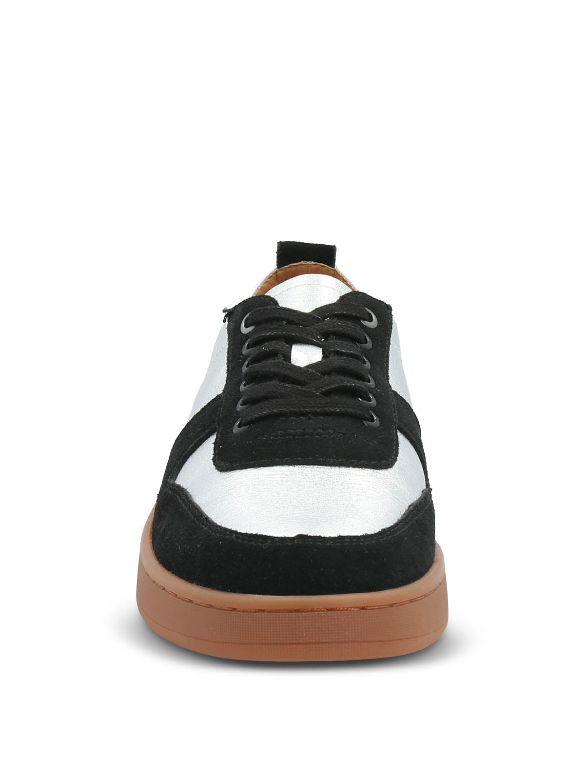 Zapatilla Cuero Mujer Lilem Metalizado
