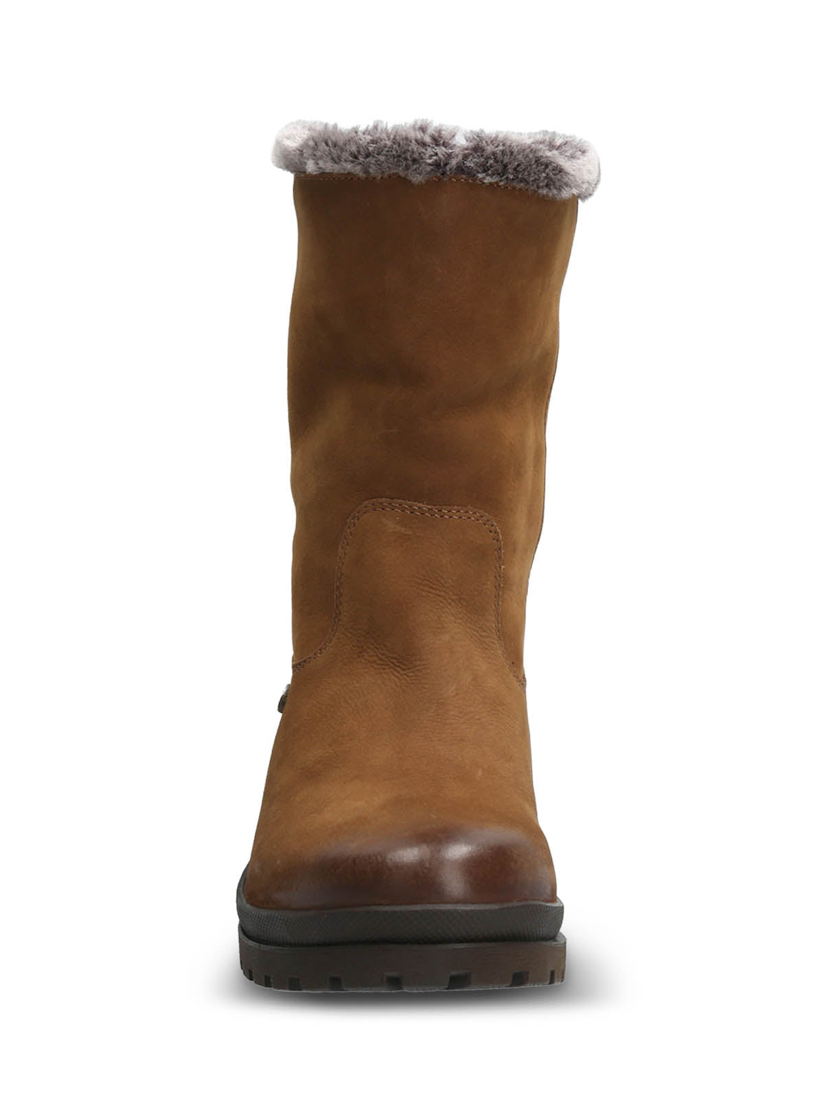 Bota Cuero Mujer Russell Café