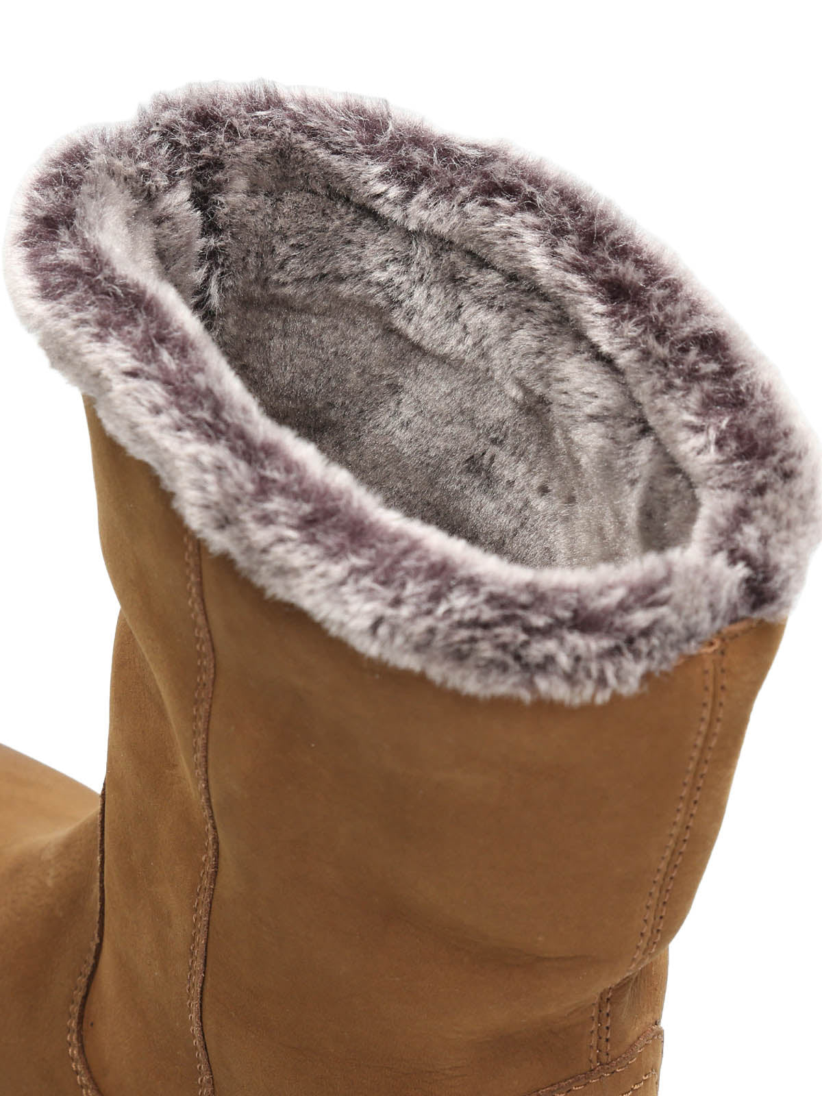 Bota Cuero Mujer Russell Café