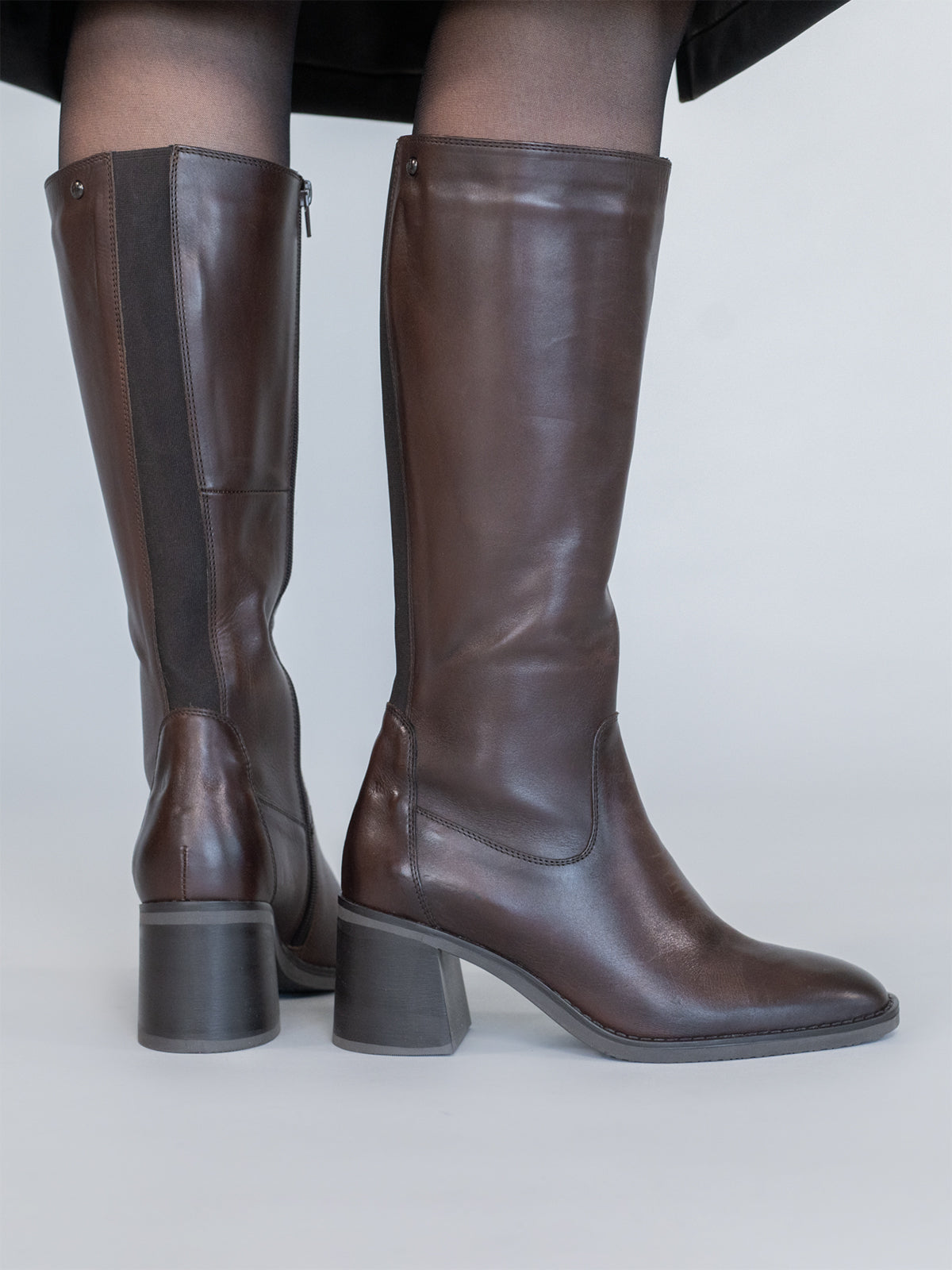 Bota Cuero Mujer Ruphel Café