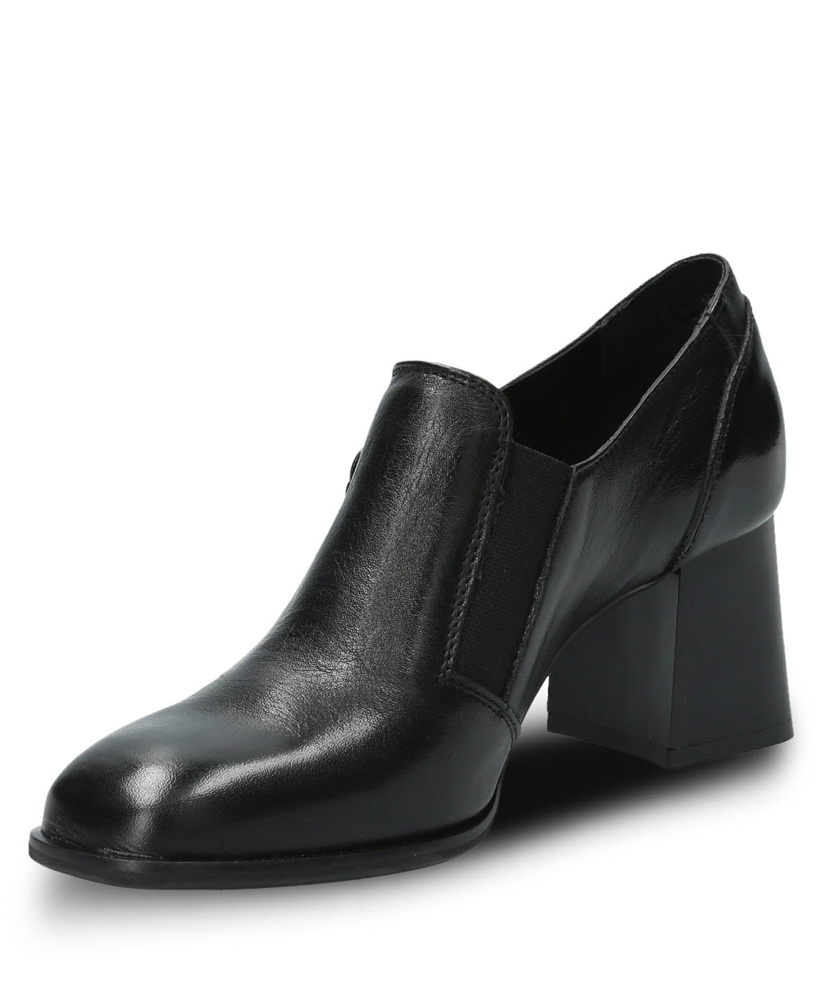 Zapato Cuero Mujer Pomell Negro