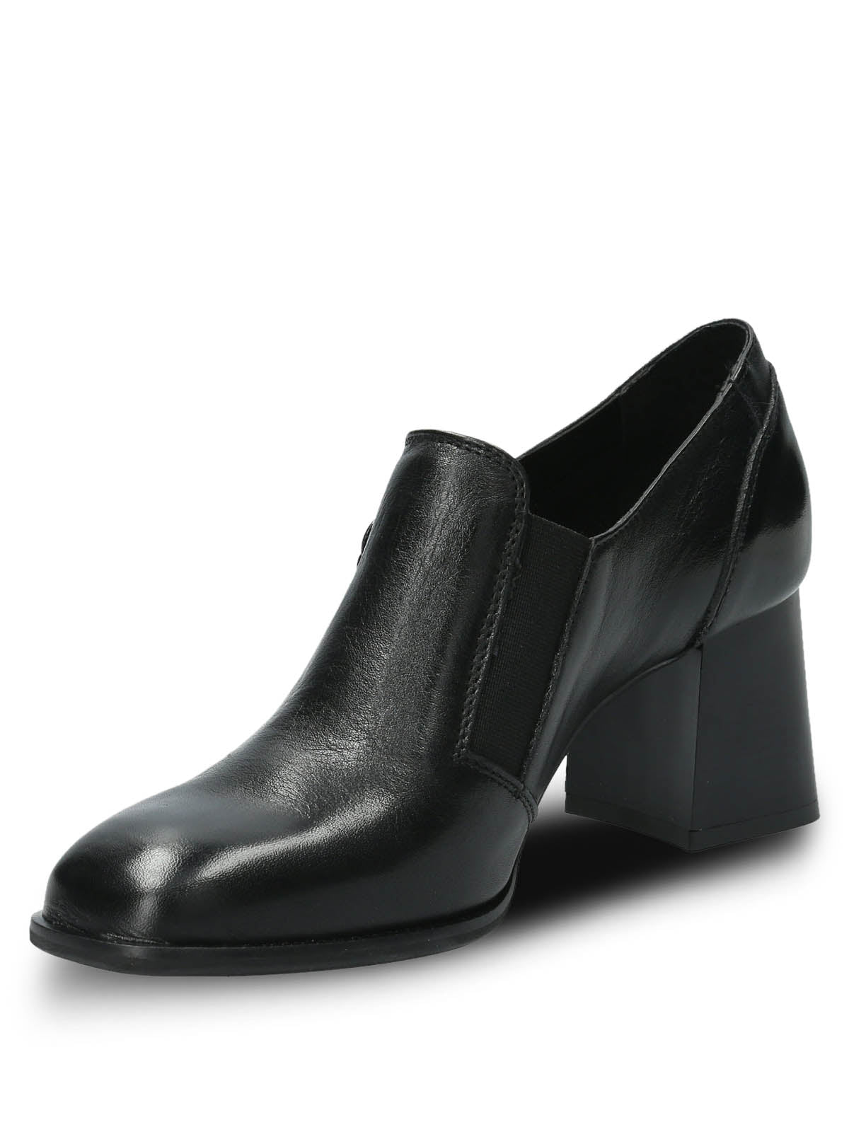 Zapato Cuero Mujer Pomell Negro