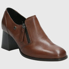 Zapato Cuero Mujer Pomell Café
