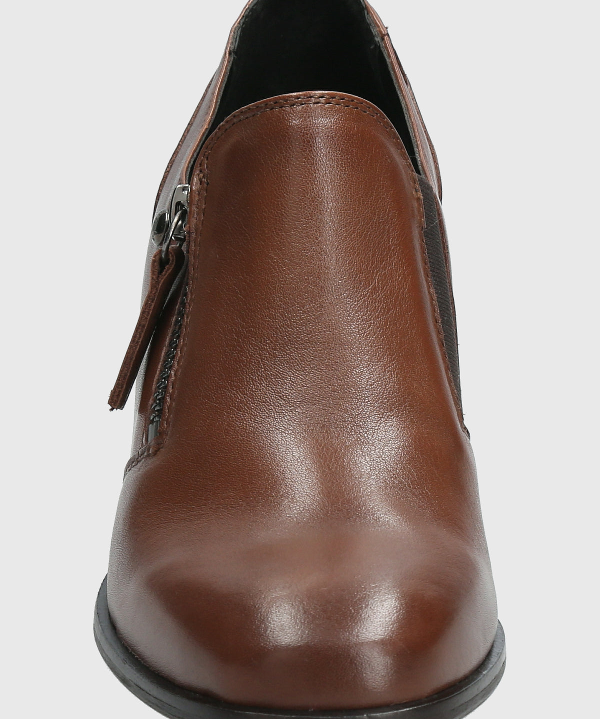 Zapato Cuero Mujer Pomell Café