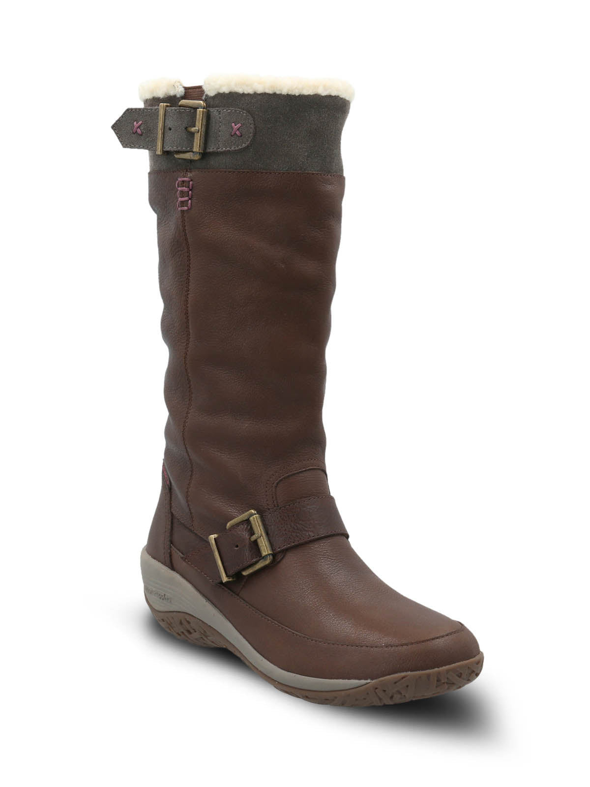 Bota Cuero Mujer Moma Café