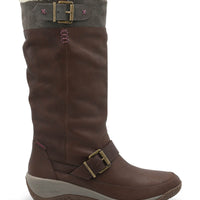 Bota Cuero Mujer Moma Café